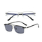 (DHTJ2143)金屬框眼鏡/可拆式太陽眼鏡/時尚套鏡