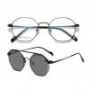 (DHTJ2137)金屬框眼鏡/可拆式太陽眼鏡/時尚套鏡